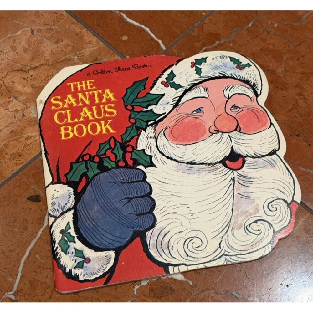 A GOLDEN SHAPE THE SANTA CLAUS BOOK 1982 AURELIUS BATTAGLIA FORMERLY REINDEER EU